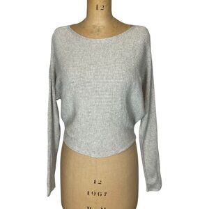 3/$30 Grey Slouchy Ribbed Sweater